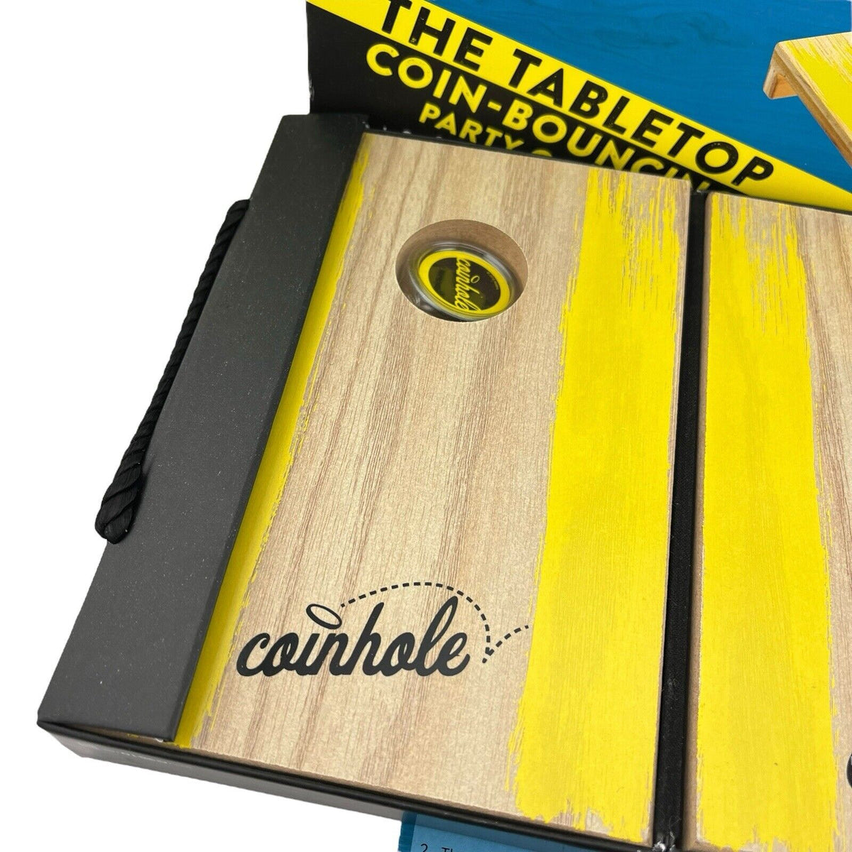 Hasbro Coinhole The Tabletop Coin Bouncing Board Game Traditional Family Skill