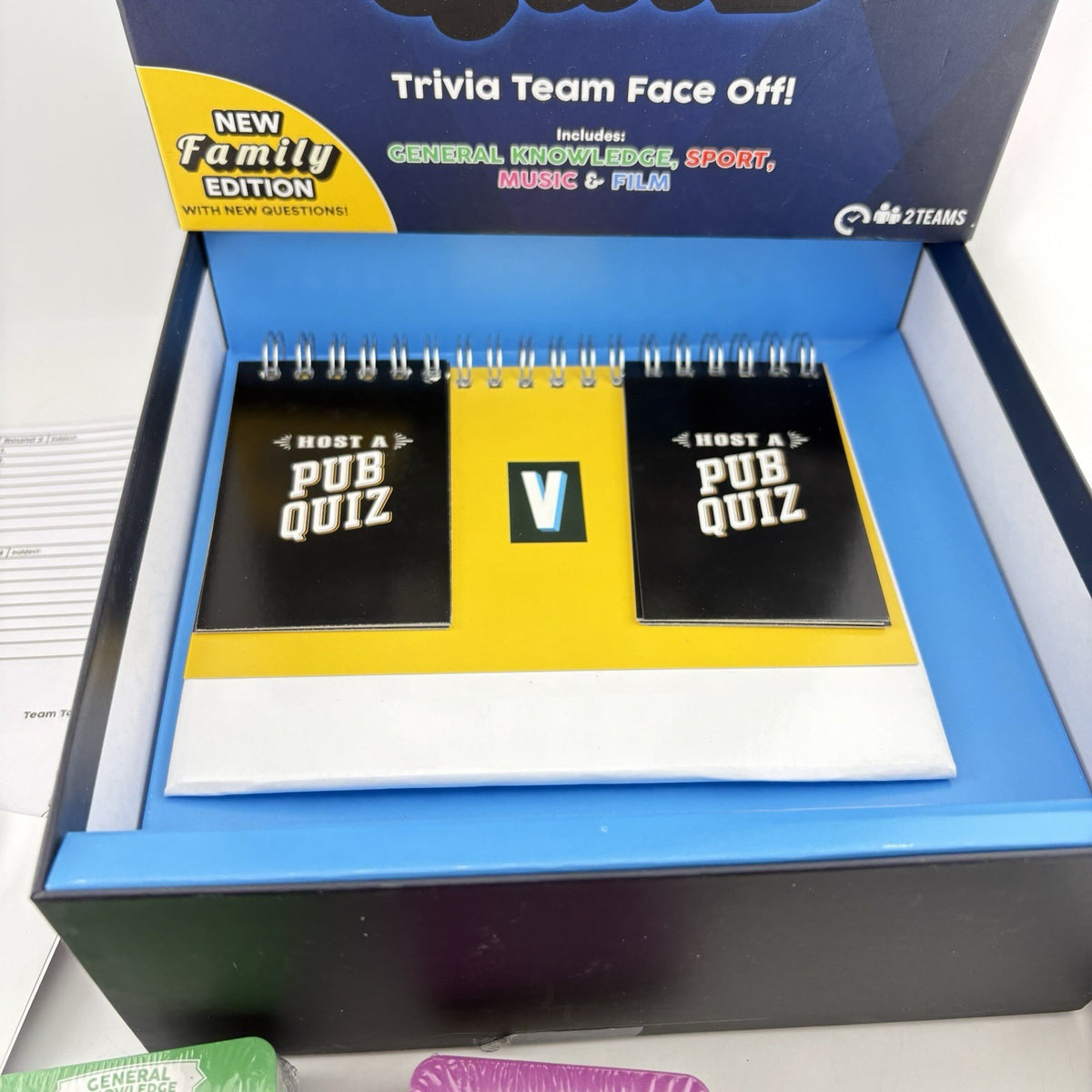 Games Hub Play The Pub Quiz Family Edition Board Game New Open Box