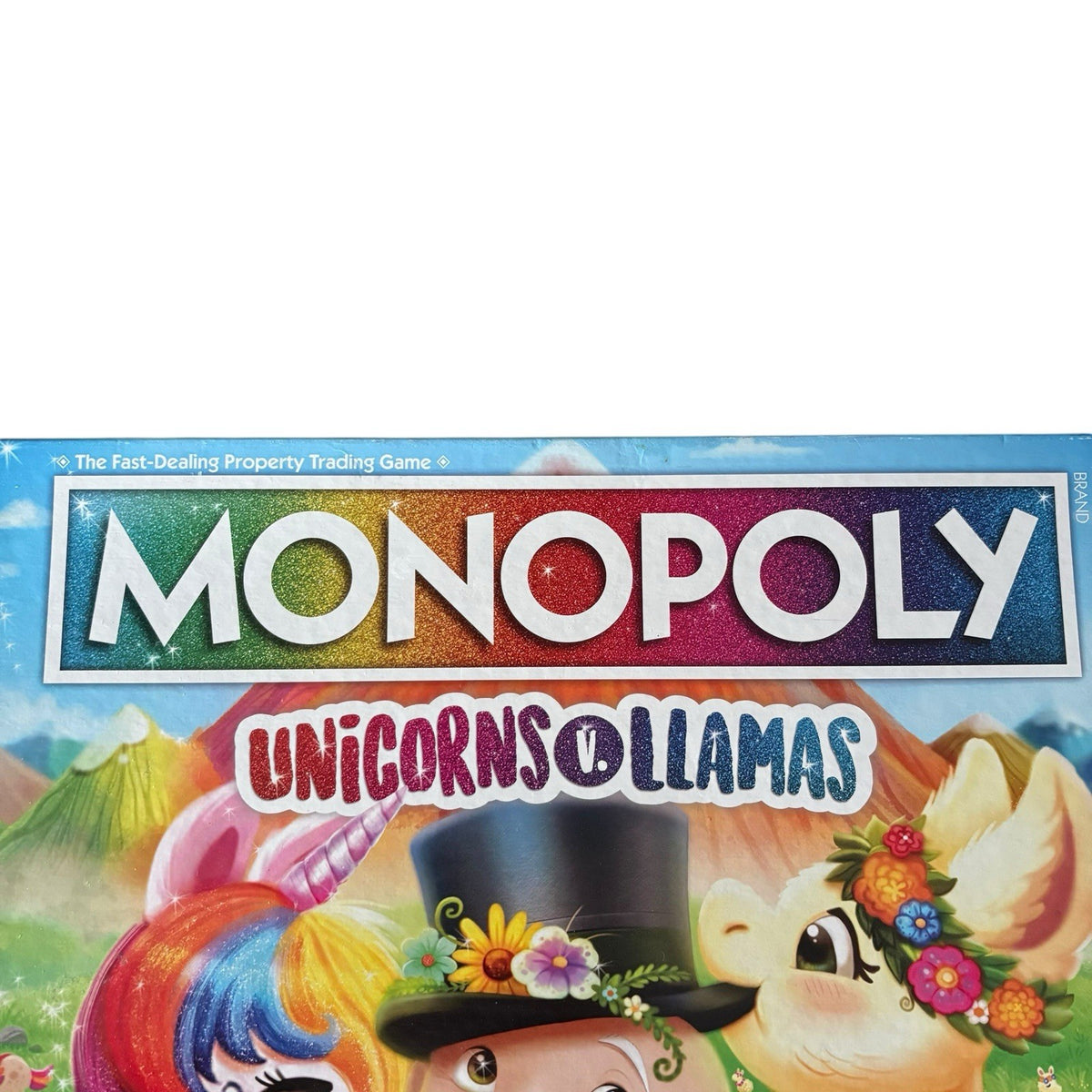 Monopoly Unicorns Vs. Llamas Board Game 2019 Complete & Very Good Condition