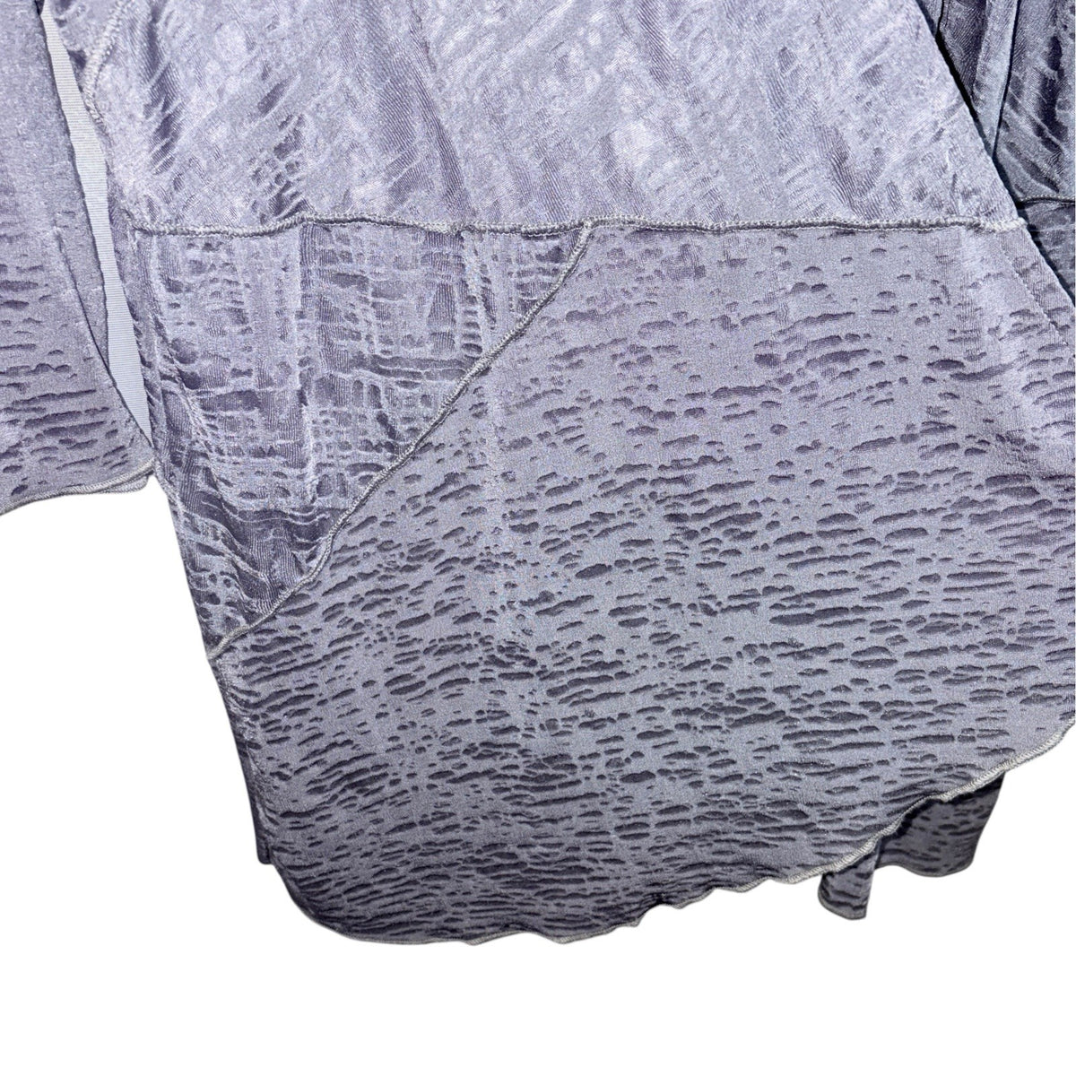 Per Una Women's Size UK 18 Grey V-Neck Open Front 3/4 Sleeve Cardigan VGC