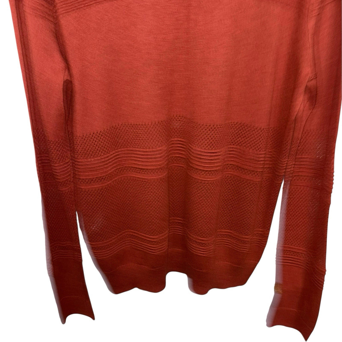 Market & Spruce Size 2XL Jumper Pullover Long Sleeve "Rowan" Rust Red New