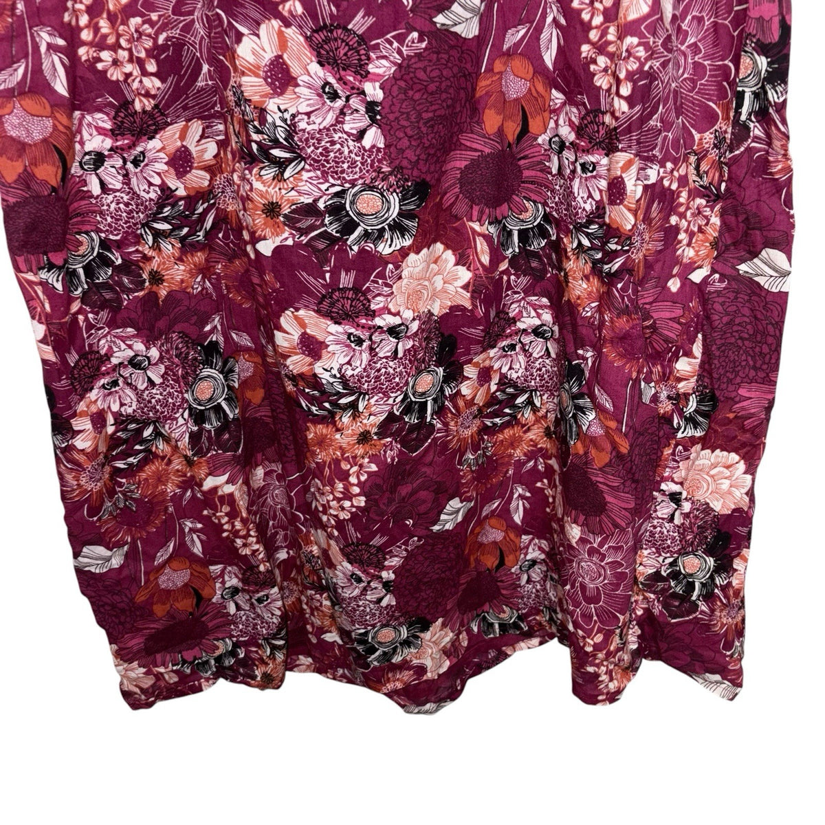 Debenhams Casual Women's Size UK 14 Sleeveless Summer Dress Purple Floral VGC