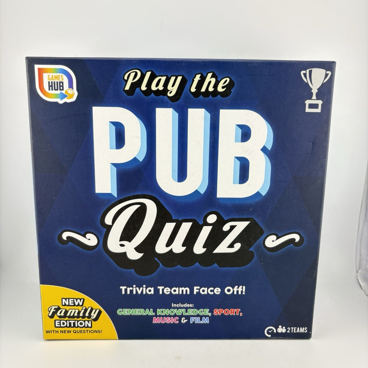 Games Hub Play The Pub Quiz Family Edition Board Game New Open Box