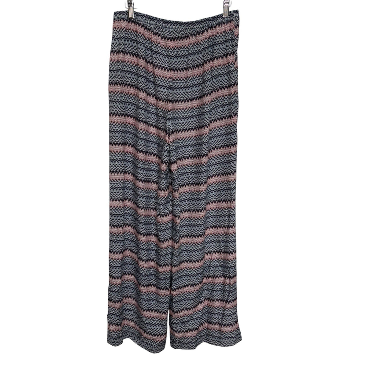 BNWT Next Size UK 12 Wide Leg Trousers Palazzo Pants Blue Red Aztec Pockets New
