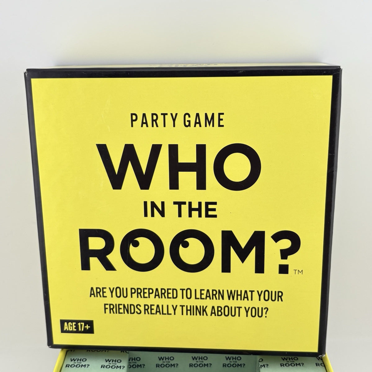 Who in the Room? Party Game by Hygge Games Friends 17+ Game Complete VGC