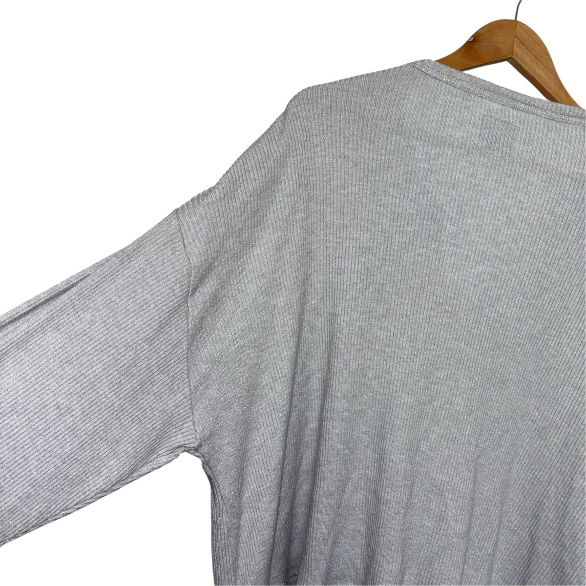 Bath & Body Works Size 22 Jumper Top Silver Sparkle Christmas Party Plus Size