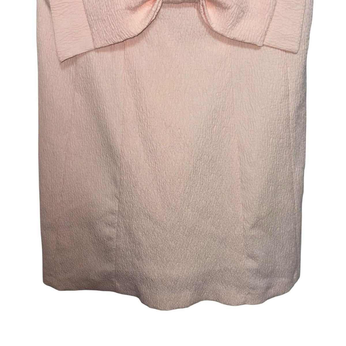 Coast Women's Size UK 14 Sleeveless Dress Pale Pink Bow Detail Zip Occasions VGC