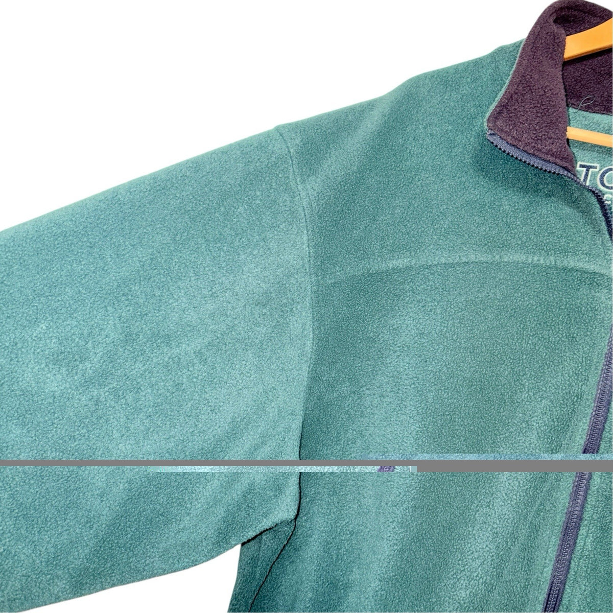 Tog 24 Men's Size XL Technical Fleece Full Zip Forest Green Pockets Drawstring