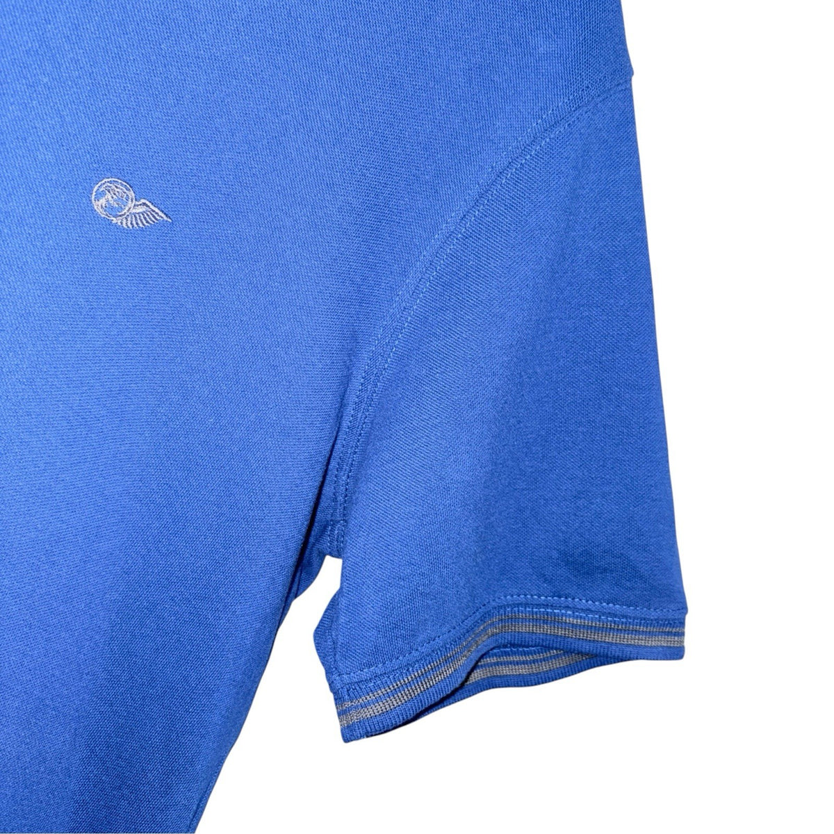 Carrera Men's Size XL Short Sleeve Polo Shirt Blue Cotton Embroidered Logo VGC