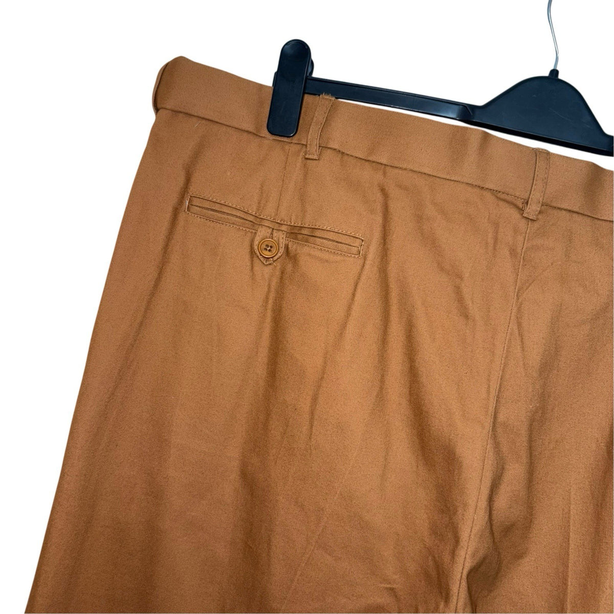 Peter Christian Size 48"W Chinos Trousers Tan Brown Straight Fit Pleat Front VGC