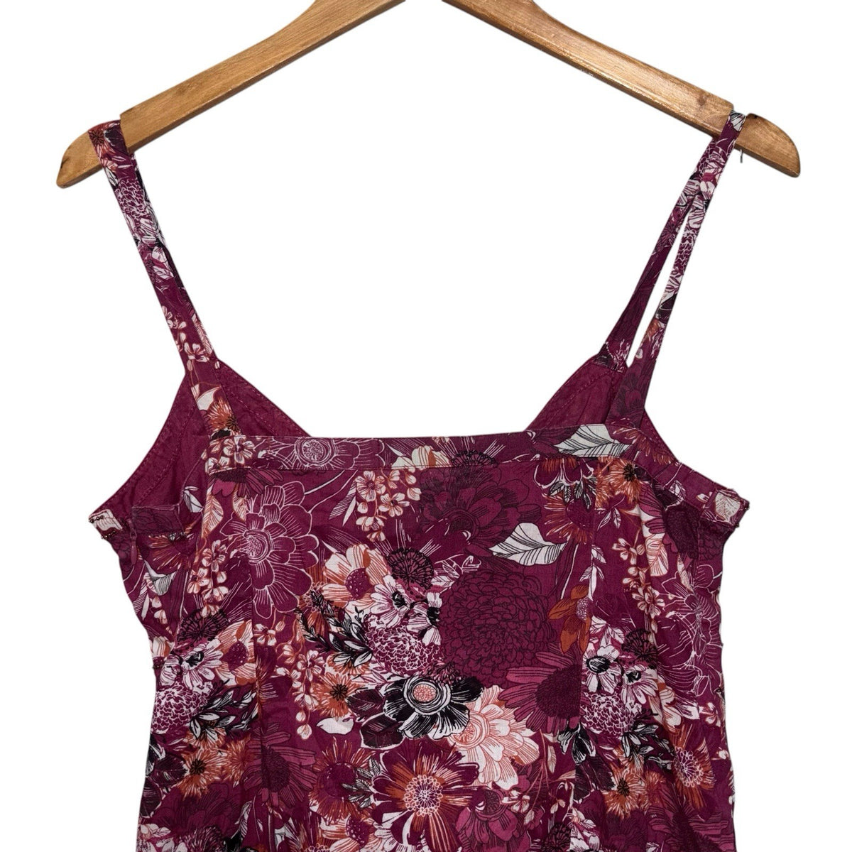 Debenhams Casual Women's Size UK 14 Sleeveless Summer Dress Purple Floral VGC