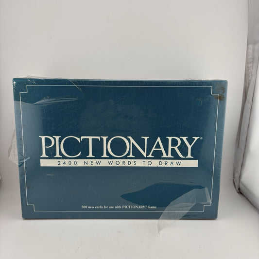 Vintage 1990 Pictionary 2400 New Words to Draw Parker Games Brand New and Sealed