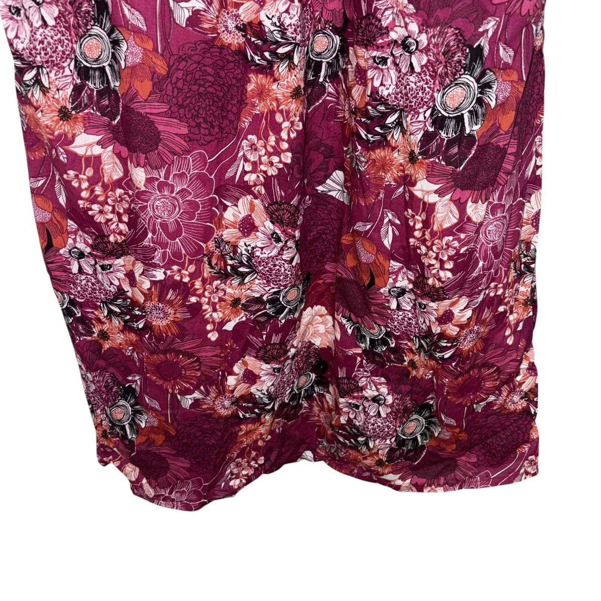 Debenhams Casual Women's Size UK 14 Sleeveless Summer Dress Purple Floral VGC