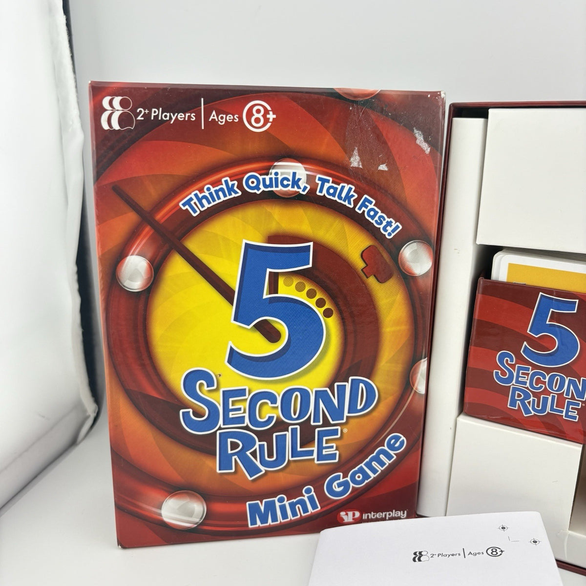 5 Second Rule Mini Game Quick-Fire Family Party Fun Complete Game VGC