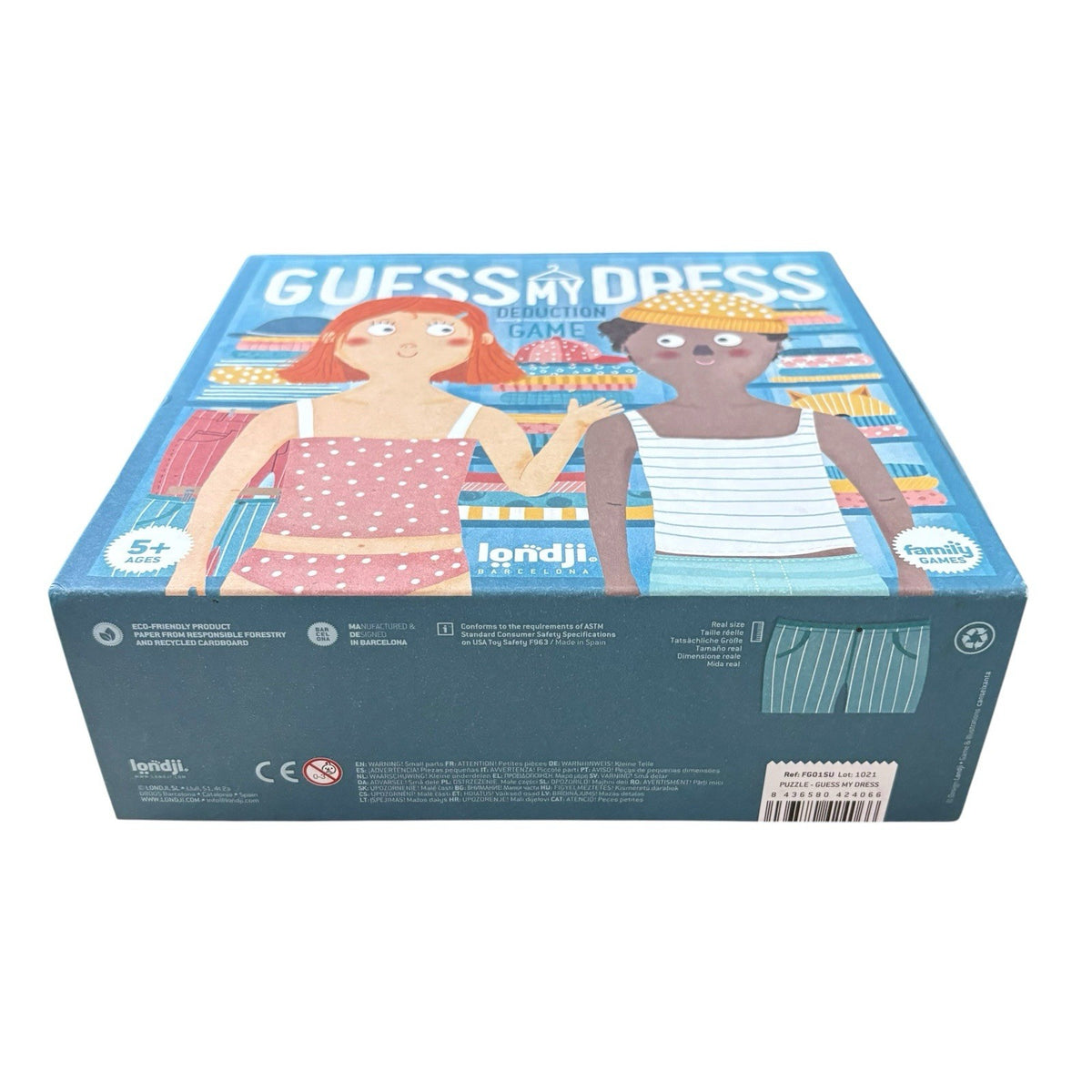 Guess My Dress Game by Londji Complete Board Card Game Deduction Game VGC