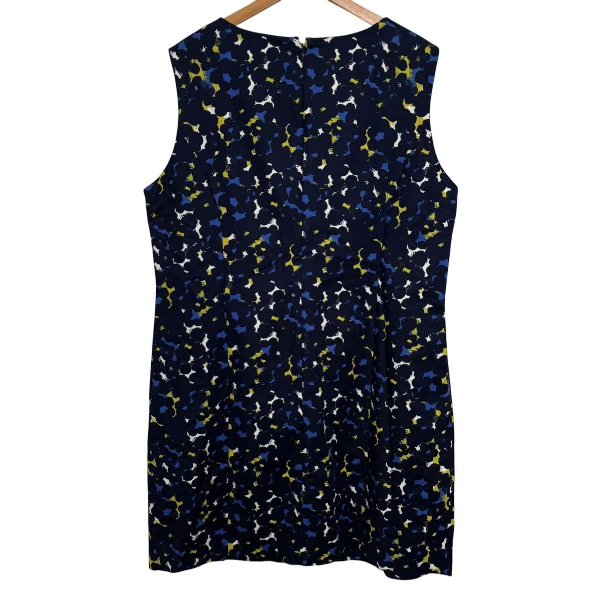 BNWT Dickins & Jones Women's Size UK 20 Sleeveless Dress Navy Multi Pattern