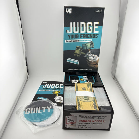 University Games Judge your Friends Game Party Game Hidden Secrets New Open Box