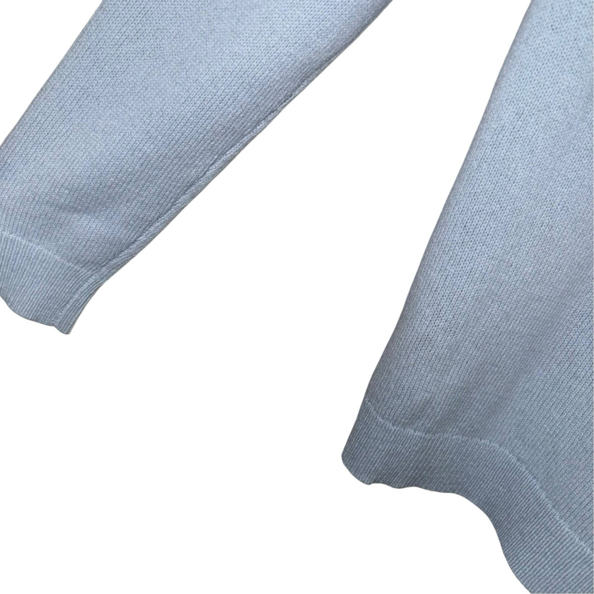 Woolovers Size Medium Lambswool Jumper Baby Blue Long Sleeve V Neck VGC