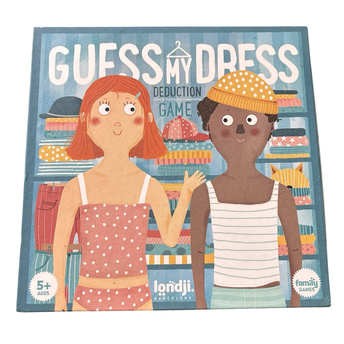Guess My Dress Game by Londji Complete Board Card Game Deduction Game VGC