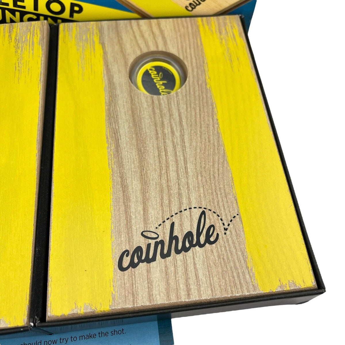 Hasbro Coinhole The Tabletop Coin Bouncing Board Game Traditional Family Skill