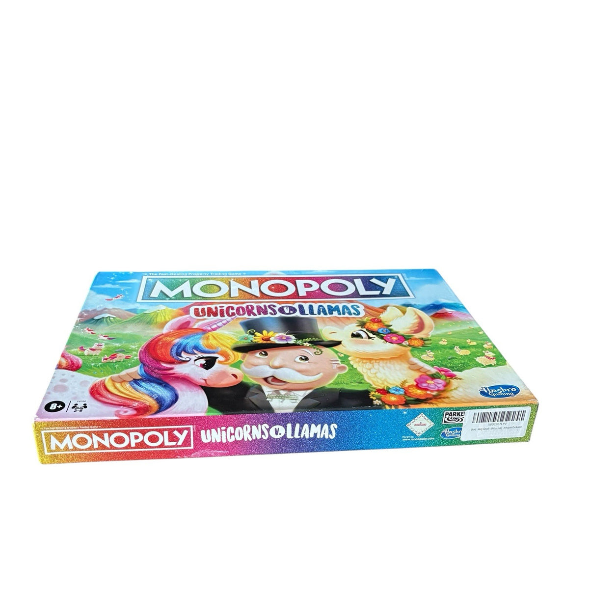 Monopoly Unicorns Vs. Llamas Board Game 2019 Complete & Very Good Condition