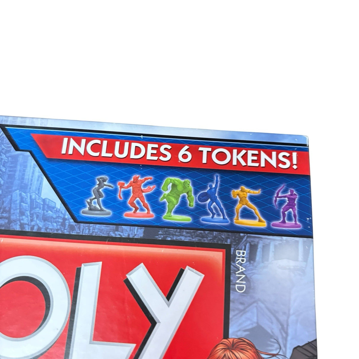 2014 Hasbro Marvel Avengers Edition Monopoly 6 Tokens Complete VGC