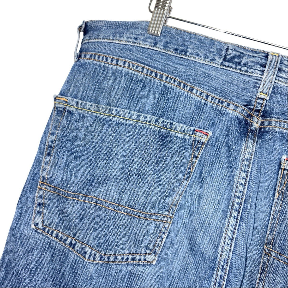 Ben Sherman Men's W36 L34 Loose Fit Blue Jeans Wide-Leg 100% Cotton Denim