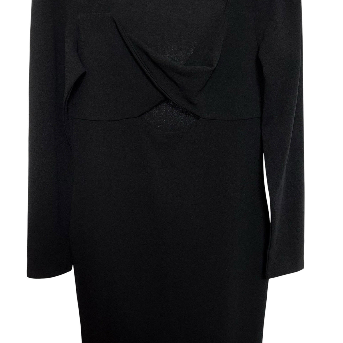 H&M Women's Size Large Long Sleeve Black Gown Dress Formal Occasions VGC