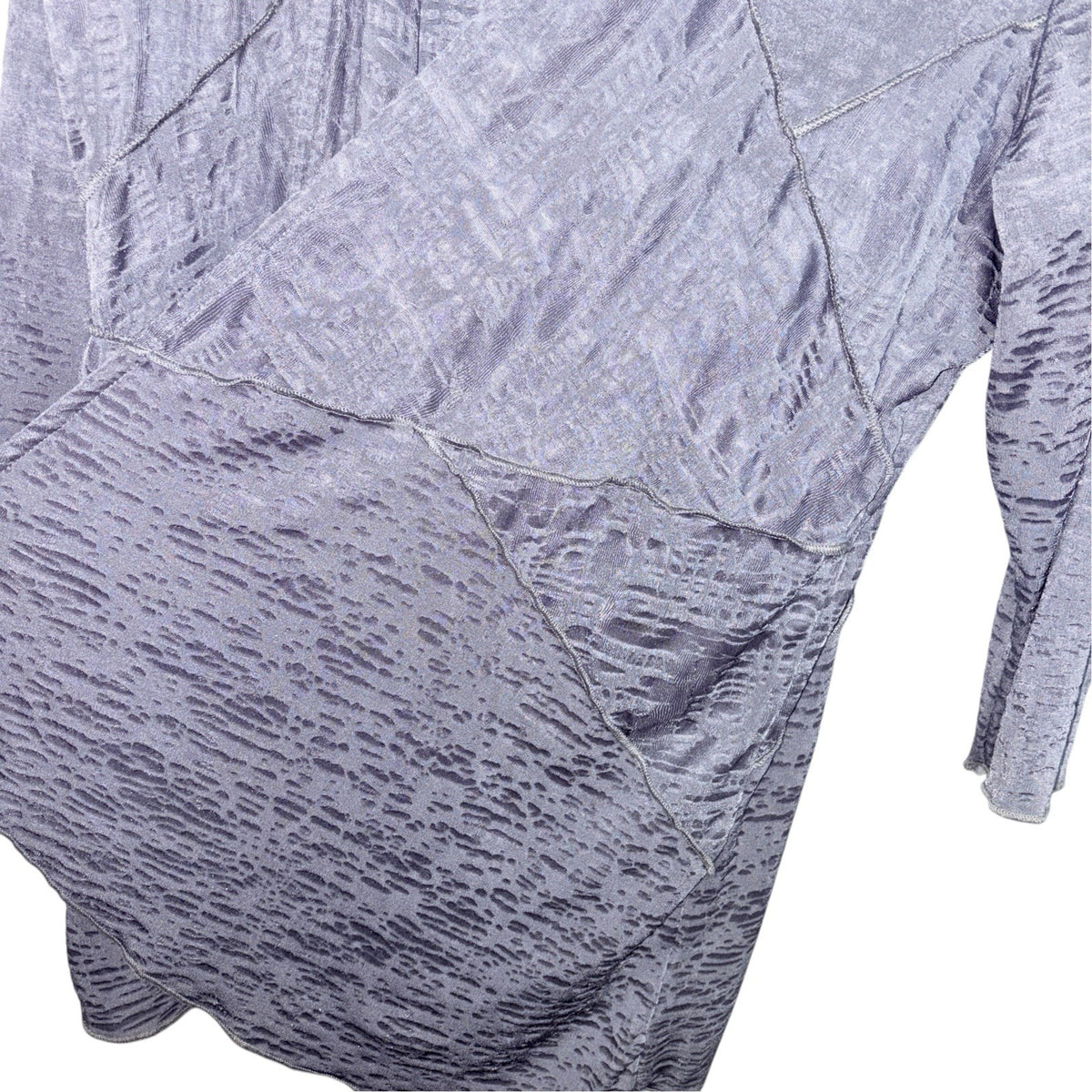 Per Una Women's Size UK 18 Grey V-Neck Open Front 3/4 Sleeve Cardigan VGC