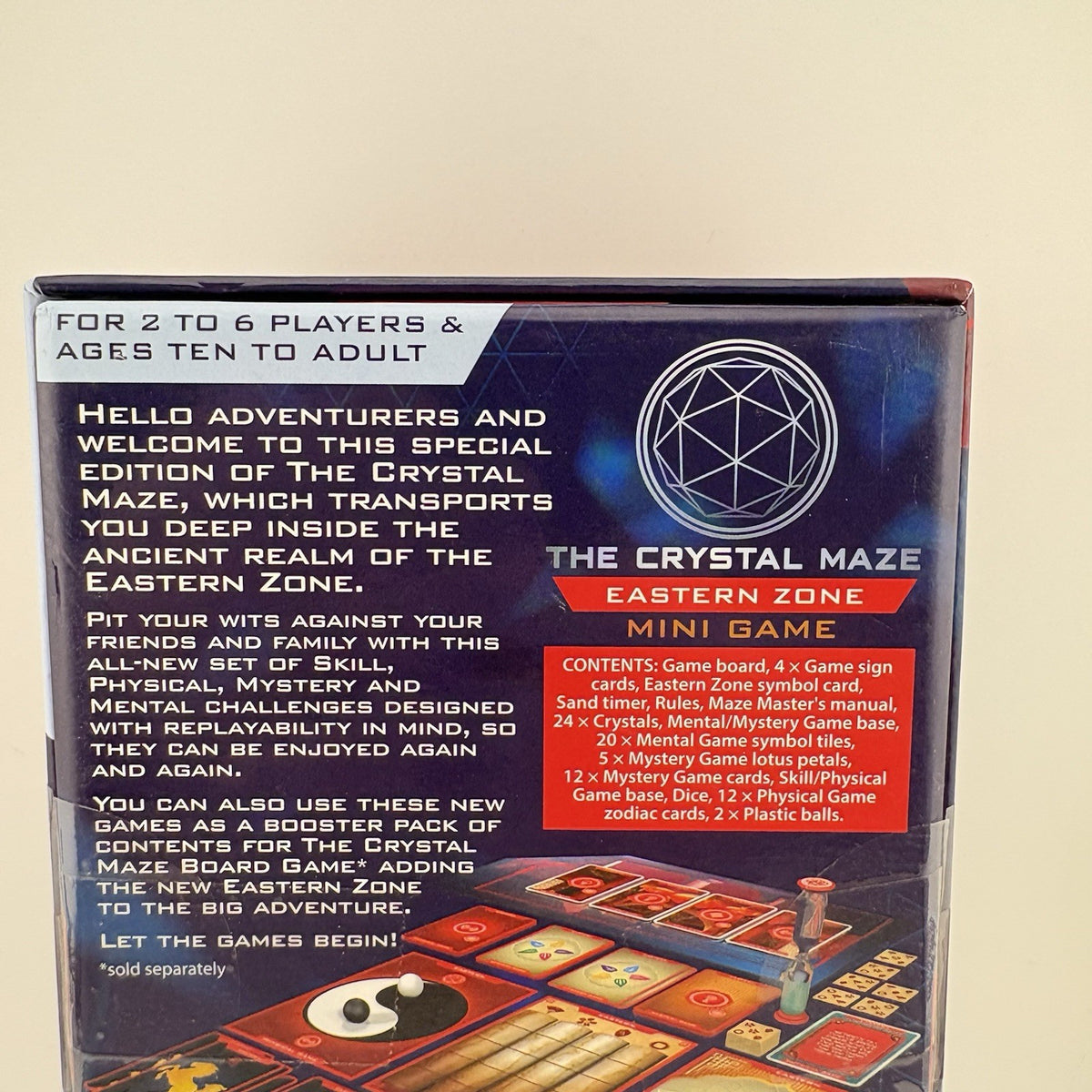 The Crystal Maze Eastern Zone Mini Game Television Game 2-6 Players 10+ VGC
