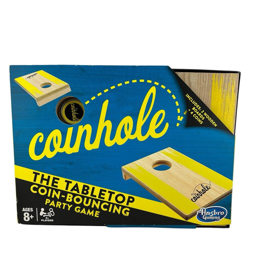 Hasbro Coinhole The Tabletop Coin Bouncing Board Game Traditional Family Skill