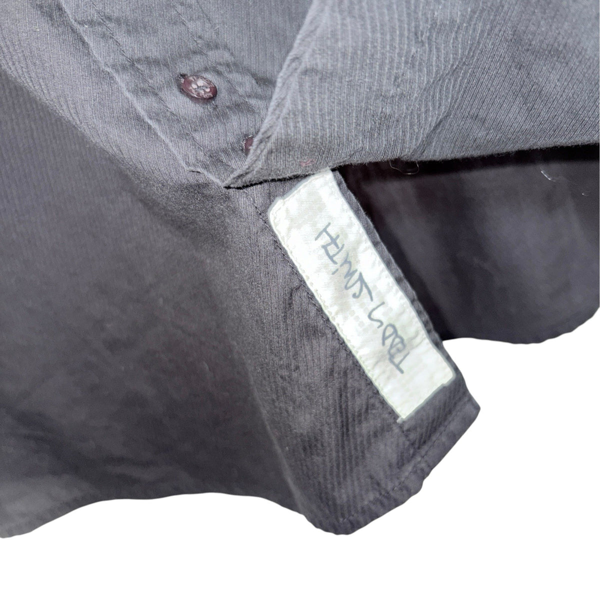 Teddy Smith Men's Size L Black Short Sleeve Shirt Double Button Embroidery VGC