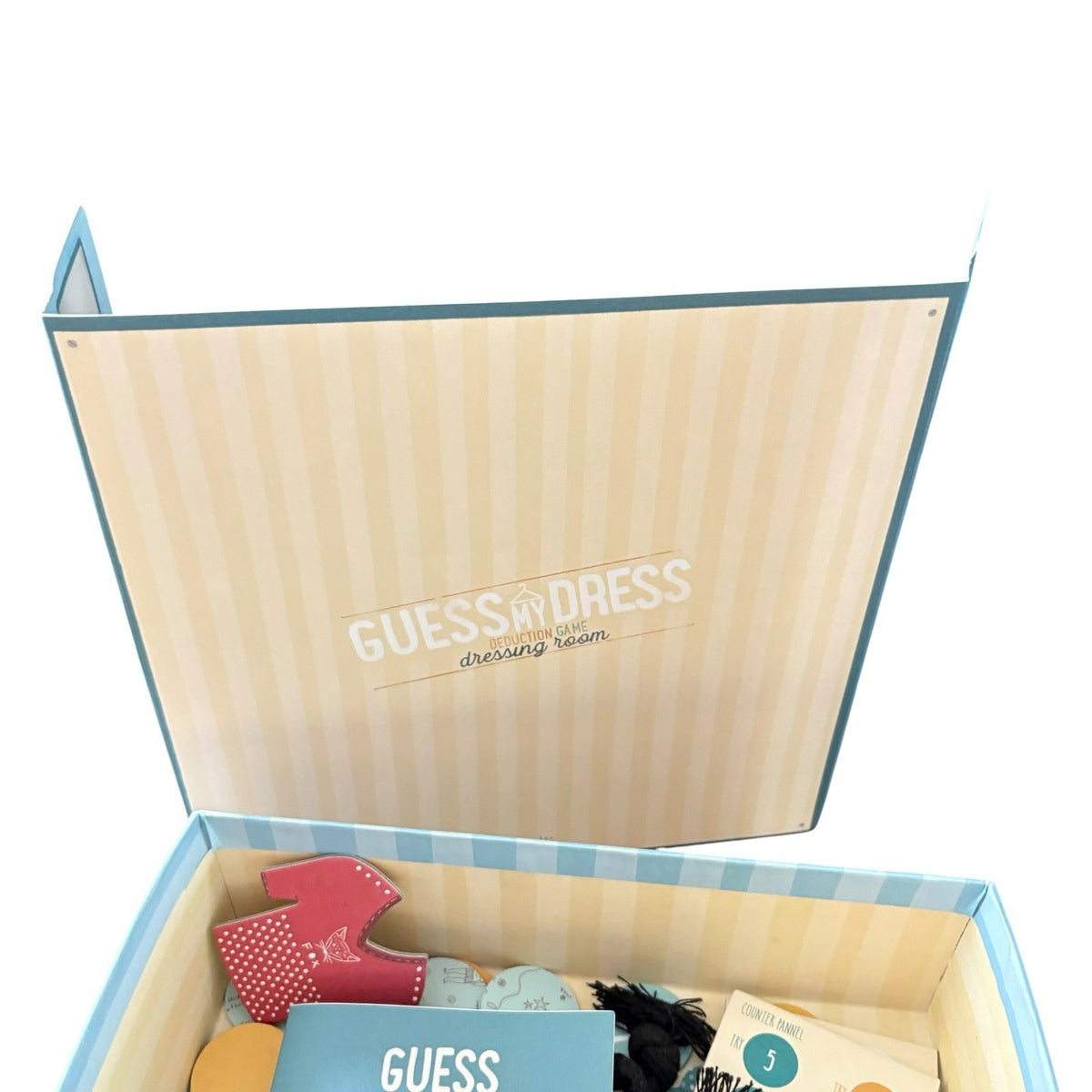 Guess My Dress Game by Londji Complete Board Card Game Deduction Game VGC