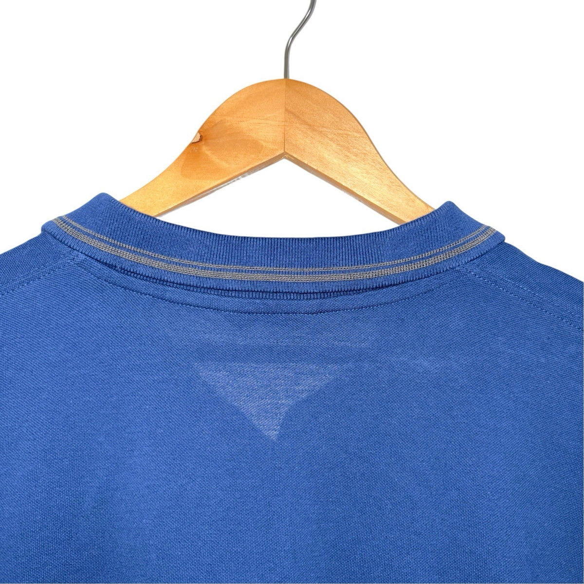 Carrera Men's Size XL Short Sleeve Polo Shirt Blue Cotton Embroidered Logo VGC