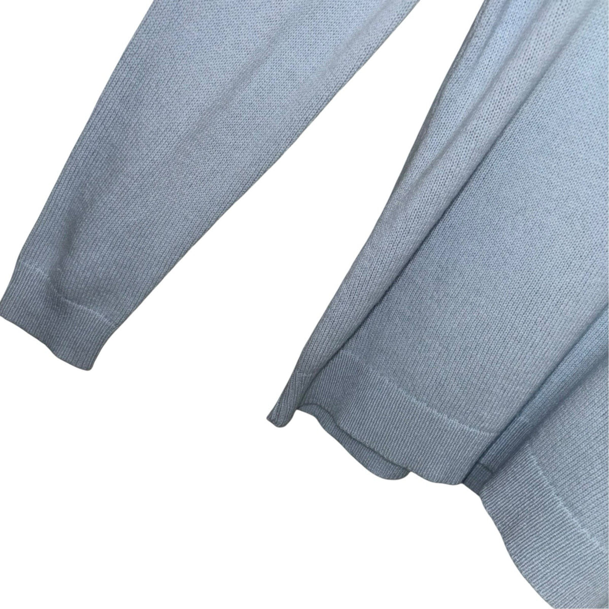 Woolovers Size Medium Lambswool Jumper Baby Blue Long Sleeve V Neck VGC