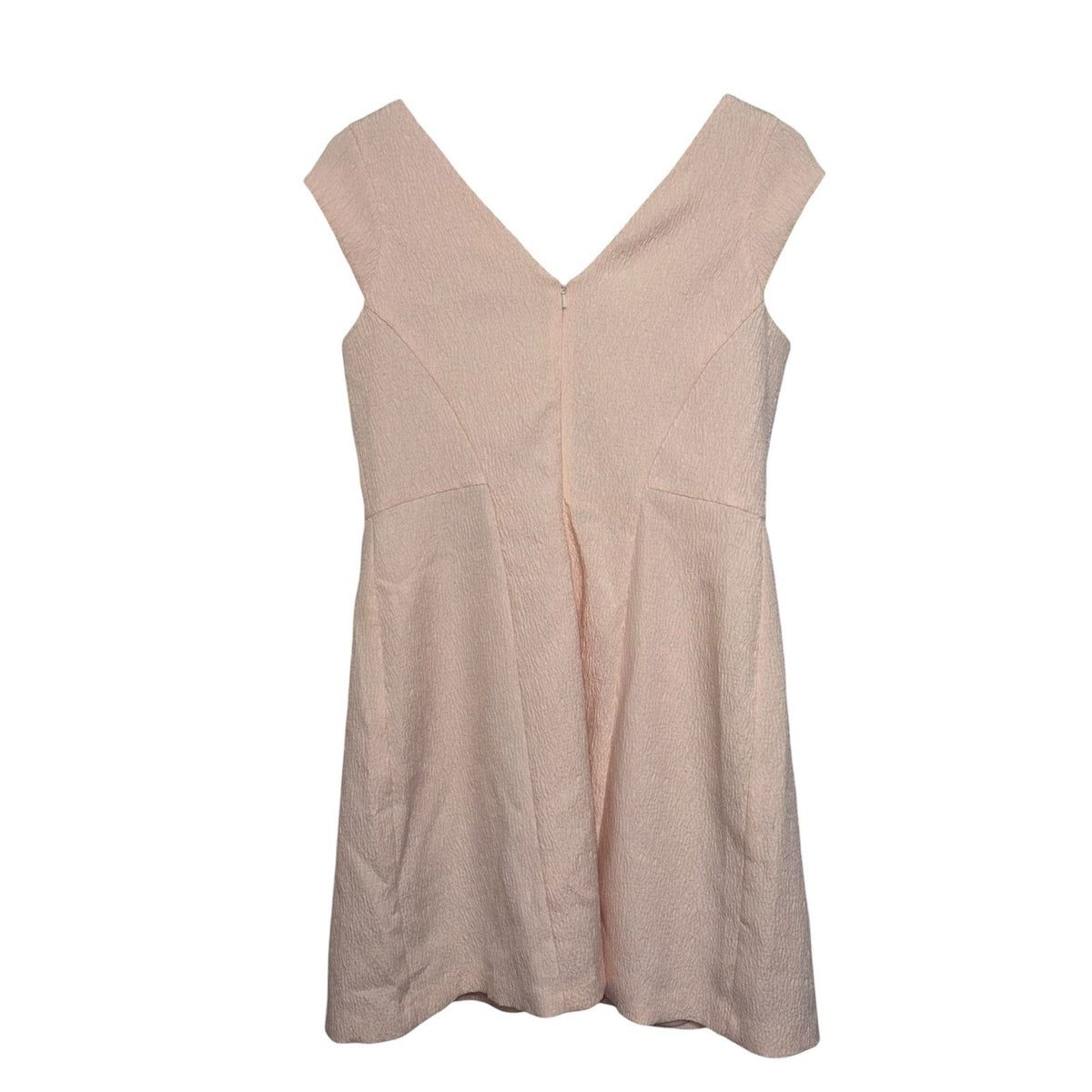 Coast Women's Size UK 14 Sleeveless Dress Pale Pink Bow Detail Zip Occasions VGC