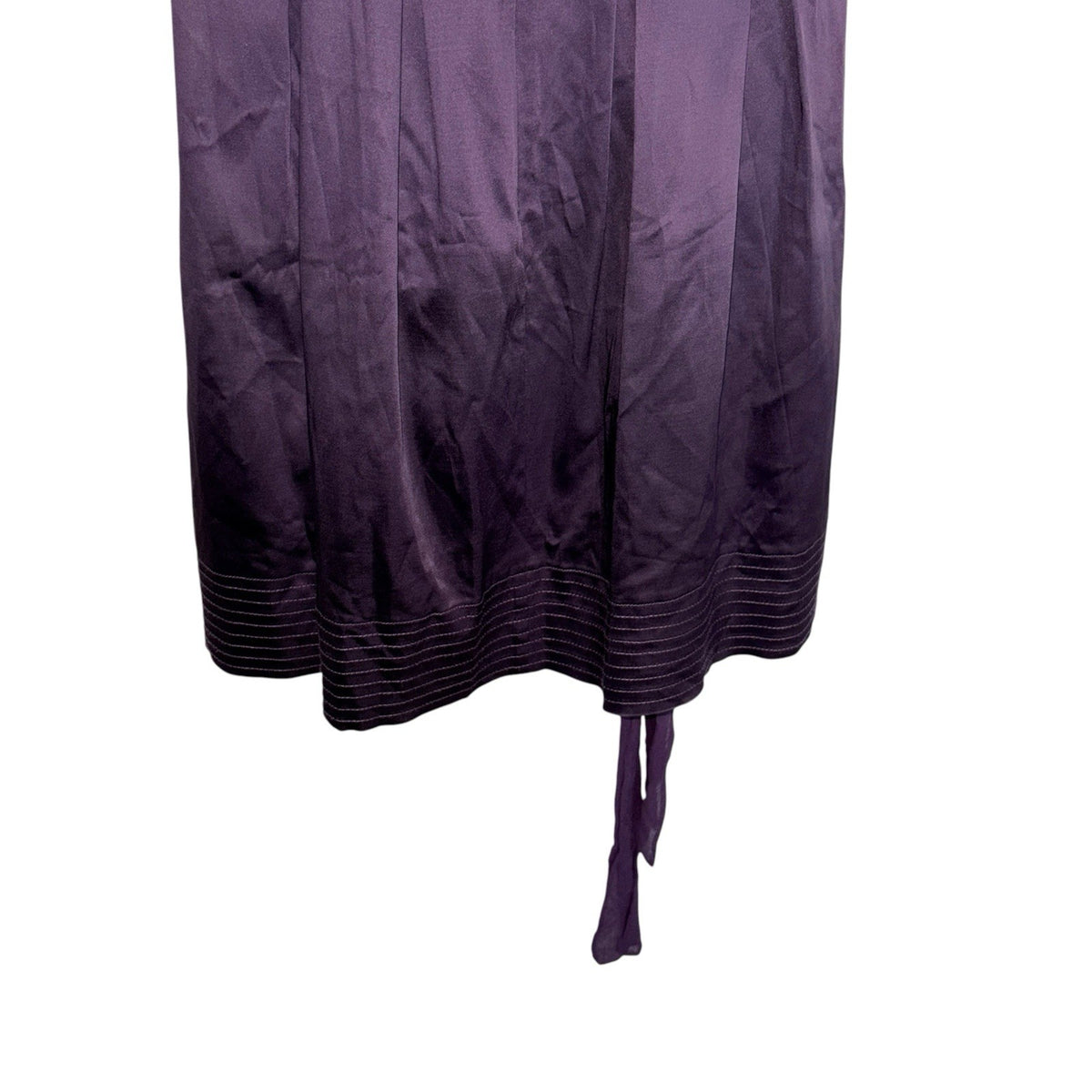 Warehouse Spotlight Women's Size UK 10 Occasions Dress Deep Purple Zip Rear Worn