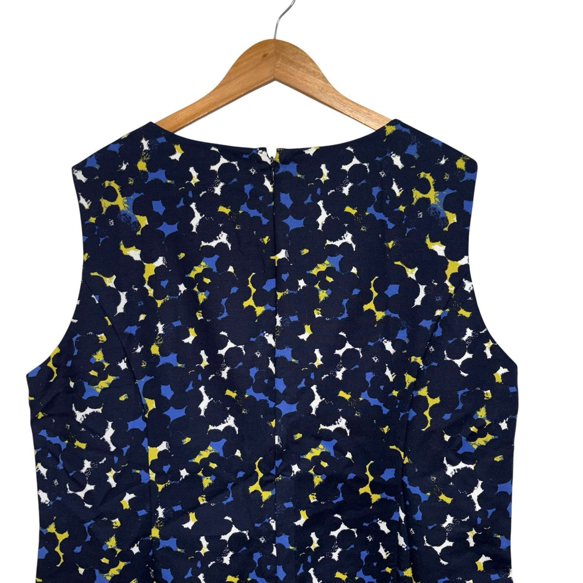 BNWT Dickins & Jones Women's Size UK 20 Sleeveless Dress Navy Multi Pattern