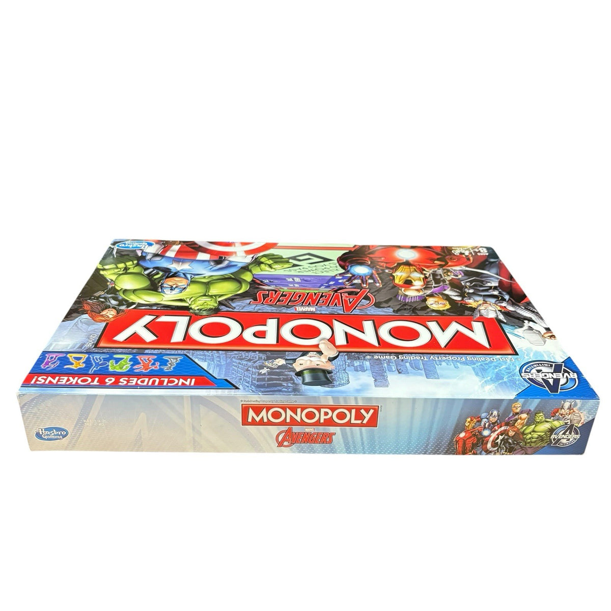 2014 Hasbro Marvel Avengers Edition Monopoly 6 Tokens Complete VGC