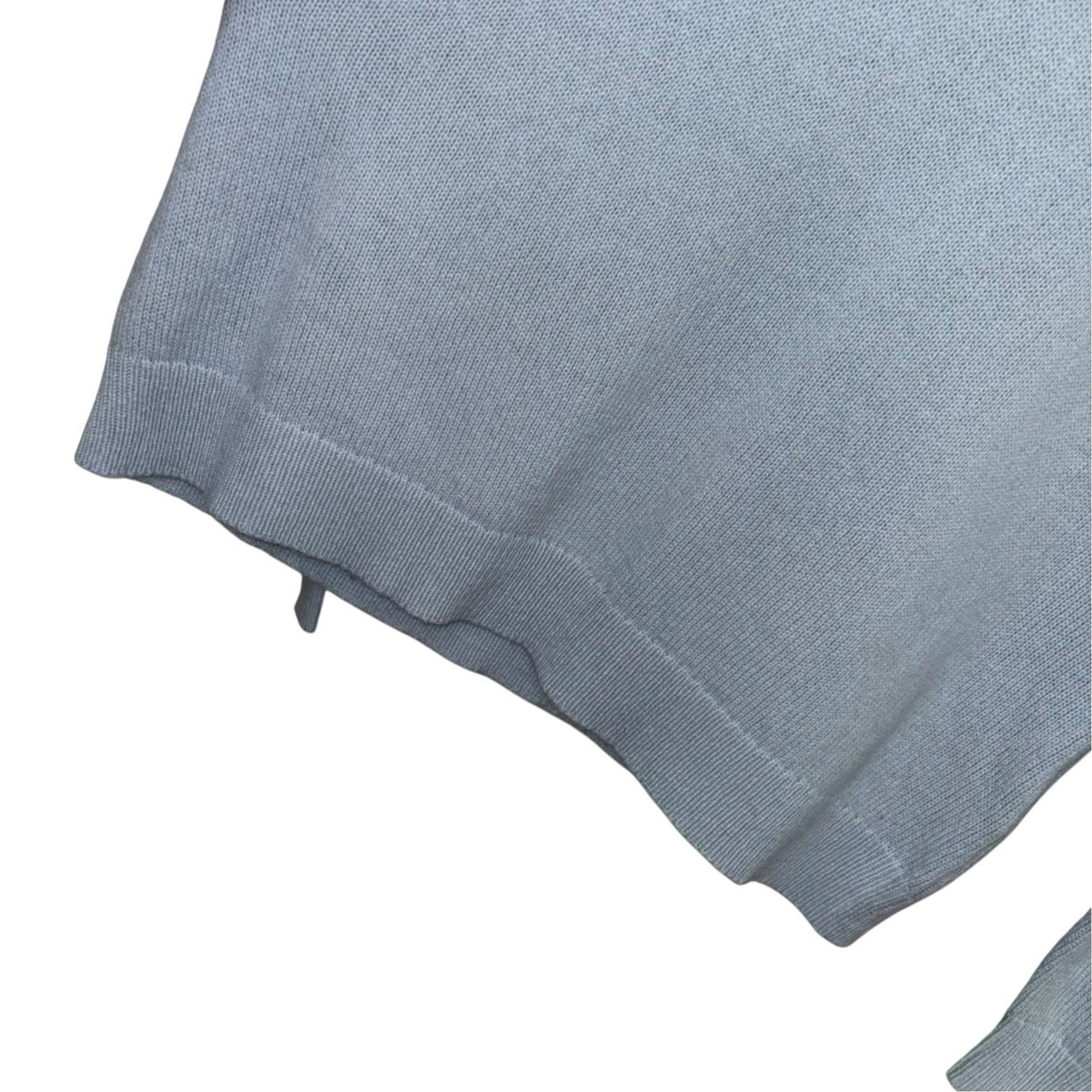 Woolovers Size Medium Lambswool Jumper Baby Blue Long Sleeve V Neck VGC