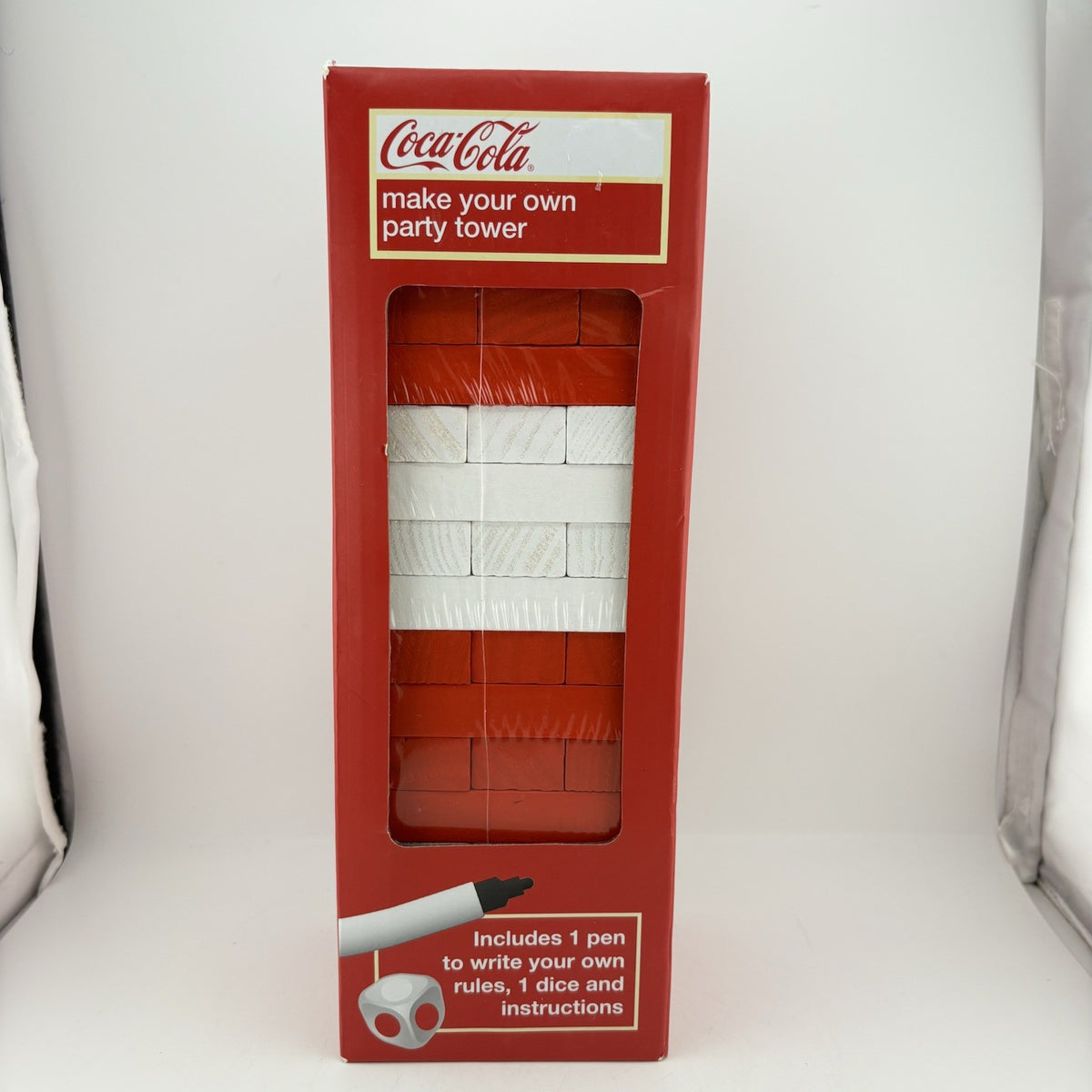 Coca-Cola x Primark Make Your Own Party Tower Game Complete New Sealed