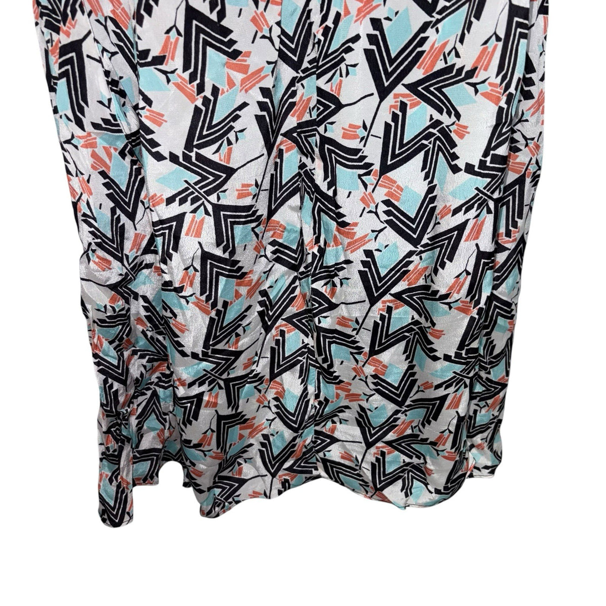 Pepe Jeans Women's Size Small Sleeveless Dress 80s Multi Geo Pattern Style VGC