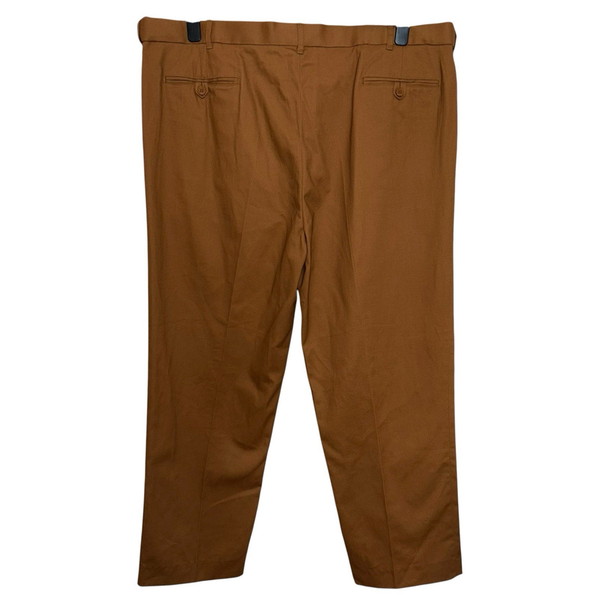 Peter Christian Size 48"W Chinos Trousers Tan Brown Straight Fit Pleat Front VGC