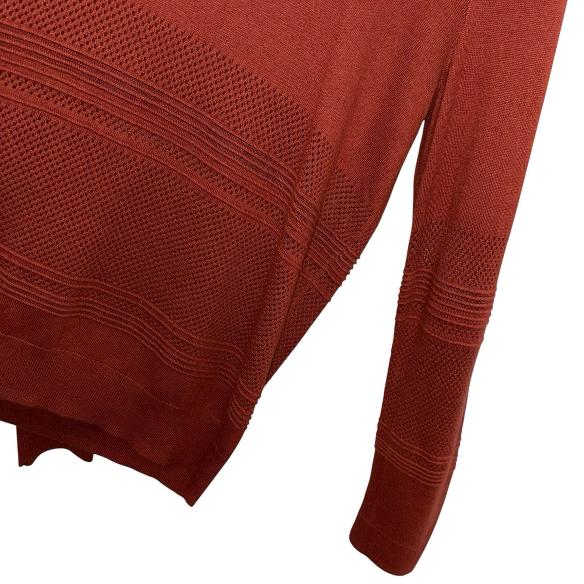 Market & Spruce Size 2XL Jumper Pullover Long Sleeve "Rowan" Rust Red New