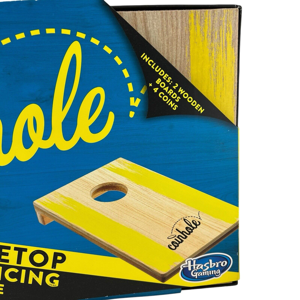 Hasbro Coinhole The Tabletop Coin Bouncing Board Game Traditional Family Skill