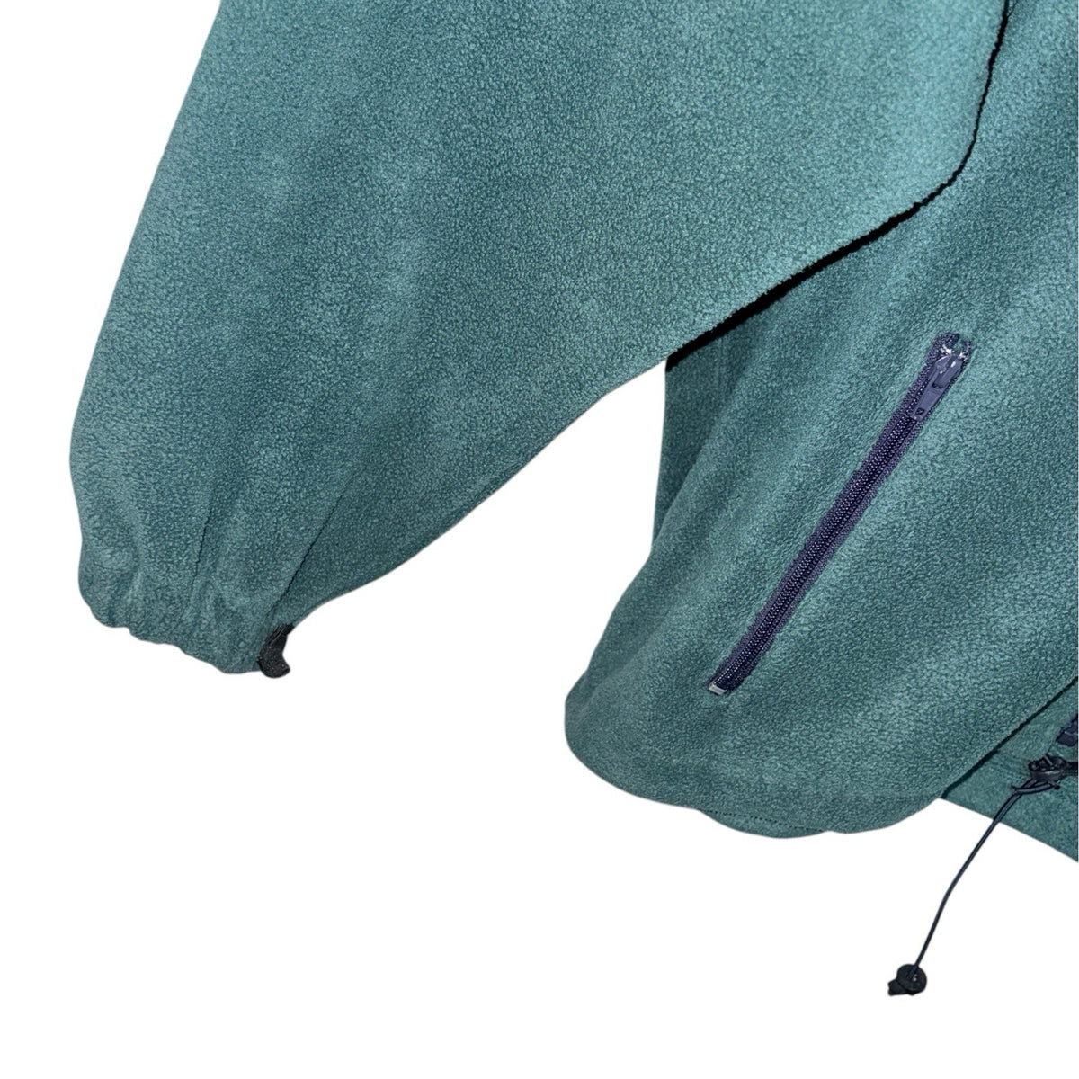 Tog 24 Men's Size XL Technical Fleece Full Zip Forest Green Pockets Drawstring