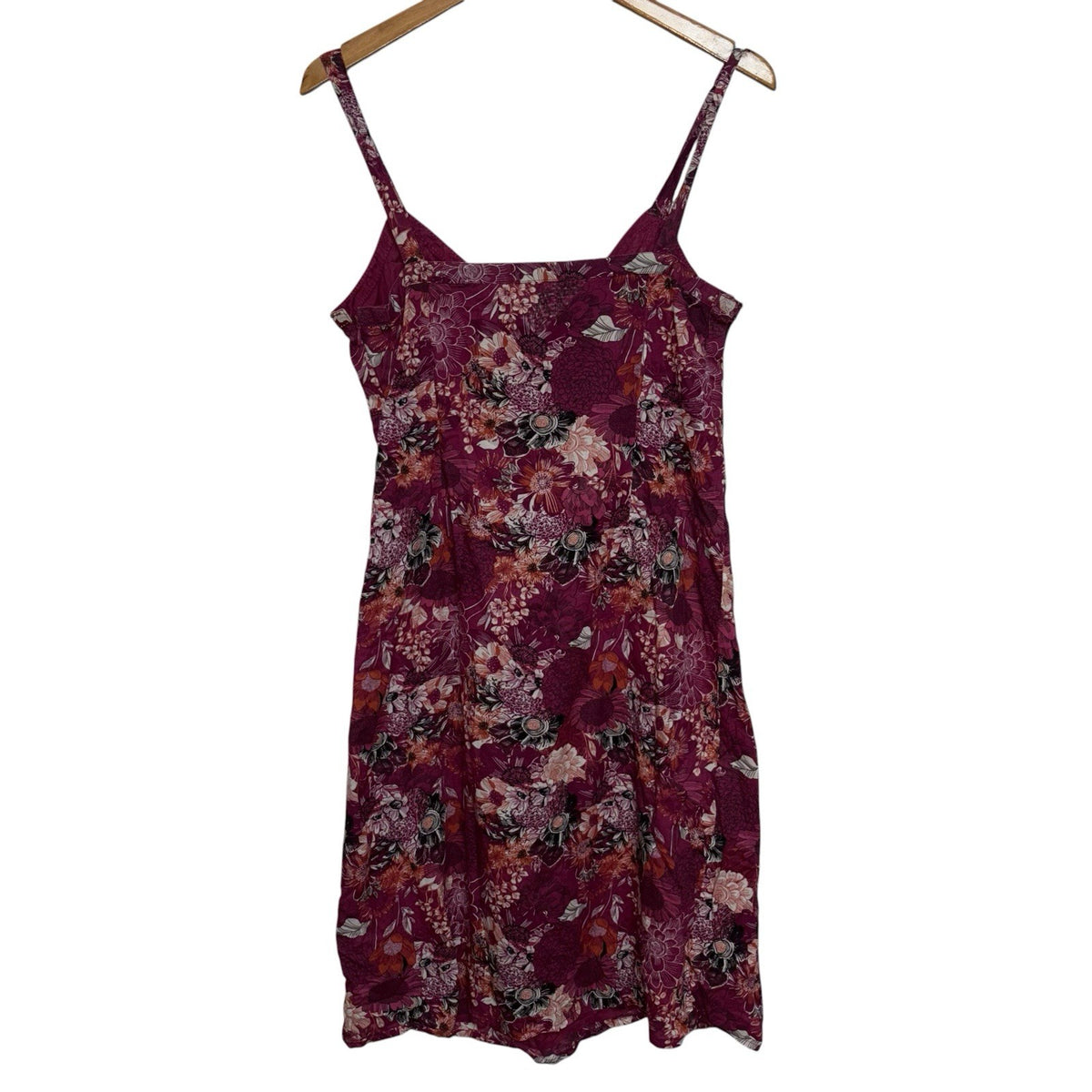 Debenhams Casual Women's Size UK 14 Sleeveless Summer Dress Purple Floral VGC