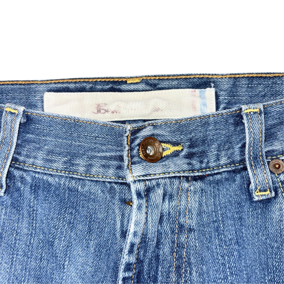 Ben Sherman Men's W36 L34 Loose Fit Blue Jeans Wide-Leg 100% Cotton Denim