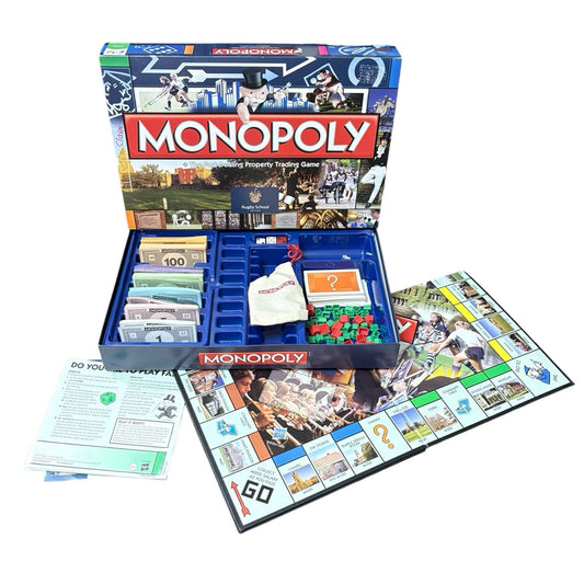 Monopoly Rugby School 2012 Limited Edition Collectible Game Used Complete VGC