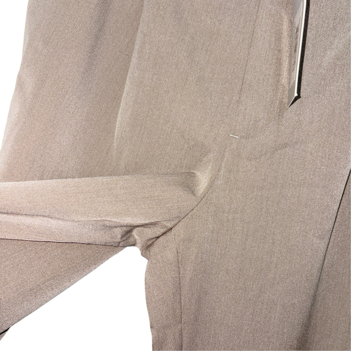 Mauvais Men's Size W36 Beige Taupe Tailored Trousers Relaxed Fit Pleated New